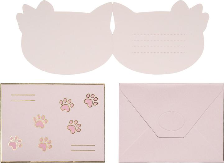 Actual product image Partydeco Invitation card cat (6 pcs.)