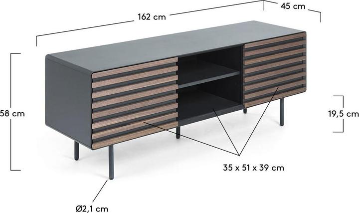 Image du produit Kave Home Kesia (45 x 162 cm)