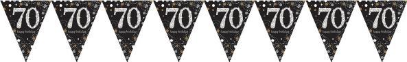 Actual product image Amscan Garland 70 Years "Happy Birthday