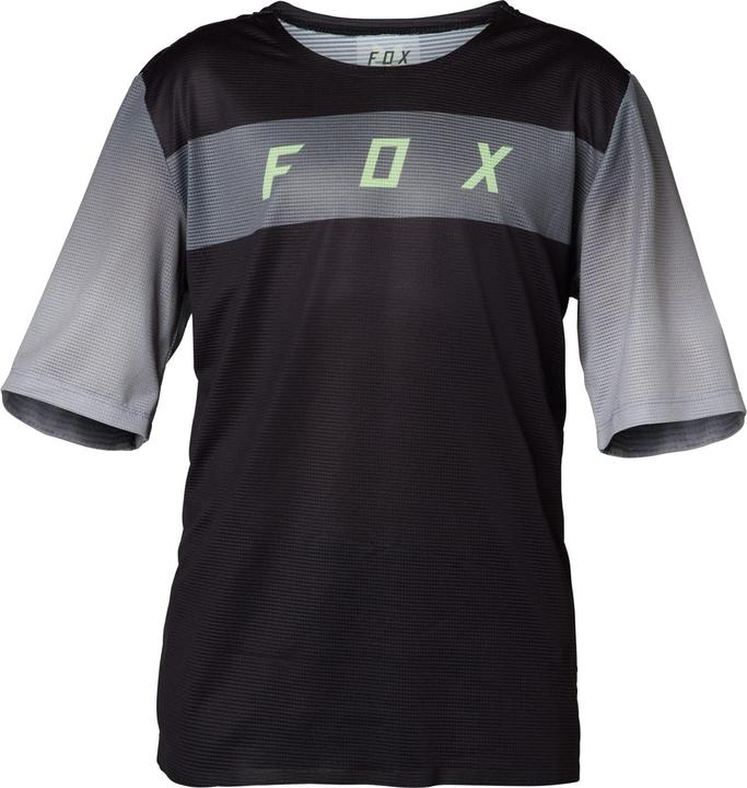 Actual product image Fox Jersey 23 Yth Flexair Ss Blk Yl (L)