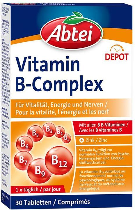 Abtei Vitamin B-Complex Tabl (30 Stück, Tabletten, 500 g)