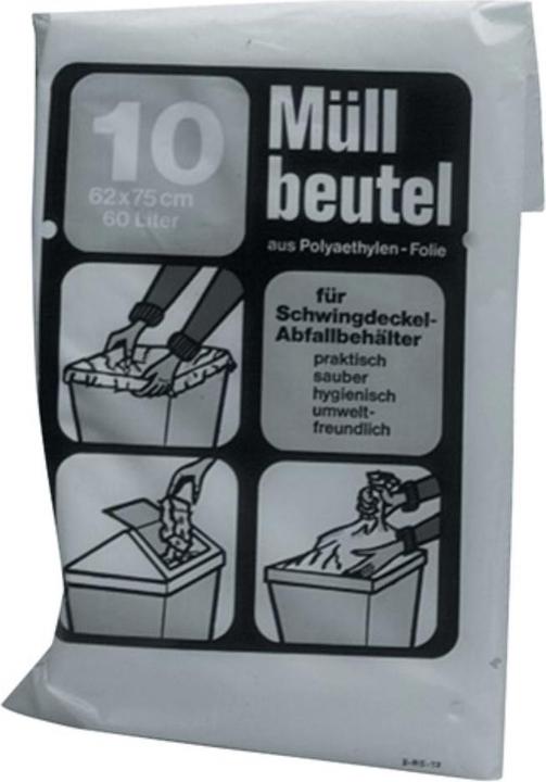 Becker Verpackungen Müllbeutel B700xL1100mm 120 l 60 µm blau (10 x, 120 l)