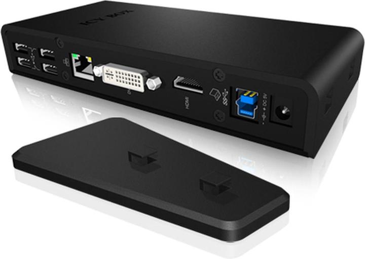 Actual product image Icy Box IB-DK2241AC - USB Type-A 3.0 Multi Dock (USB-B, 11 Ports)