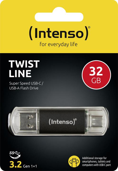 Produktbild Intenso Twin Line (32 GB, USB-C, USB 3.2)