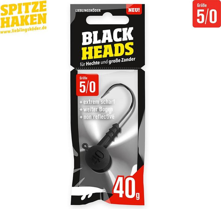 Actual product image Lieblingsköder Lace hook blackheads