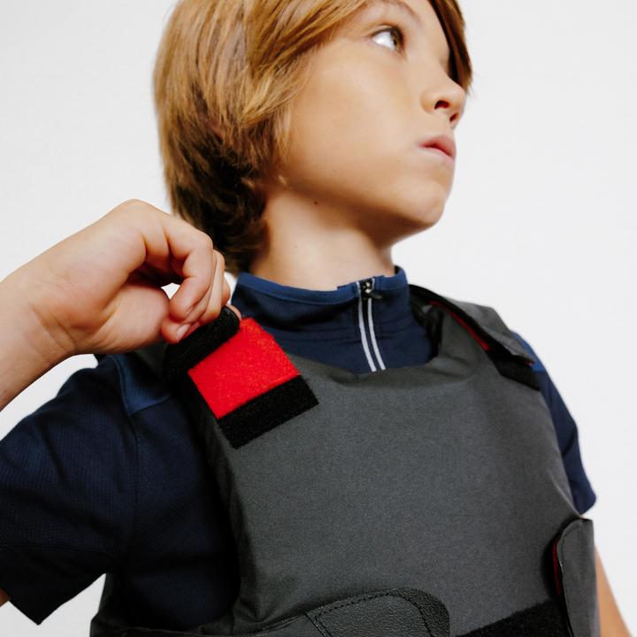 Produktbild Fouganza Reitschutzweste Kinder - 100 schwarz (164)