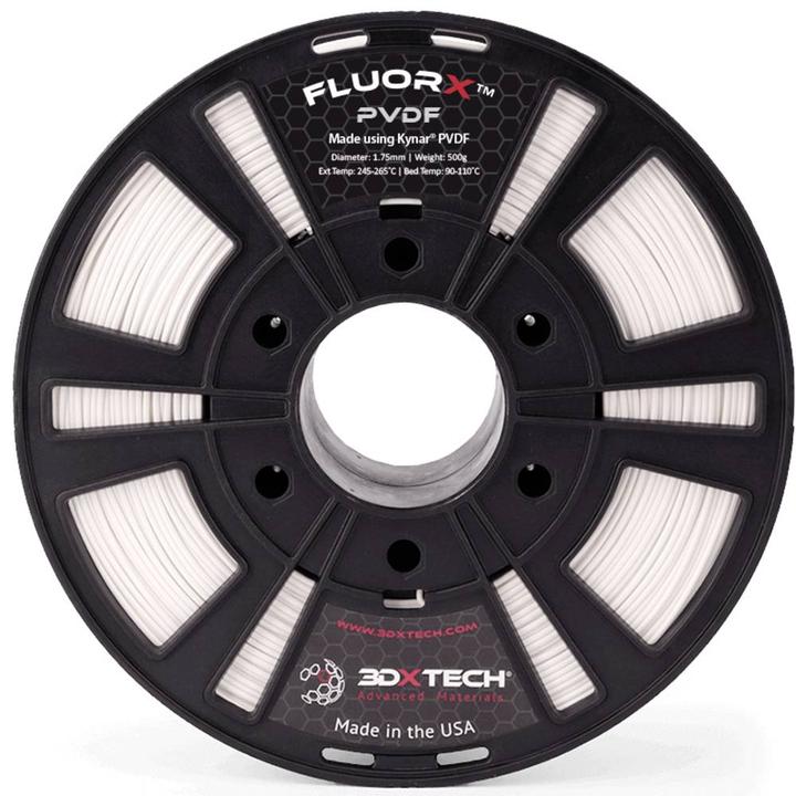 Actual product image 3D Xtech PVD1030750NAT FluorX™ PVDF filament chemically resistant, UV-resistant 2 (2.85 mm, 750 g, Transparent)