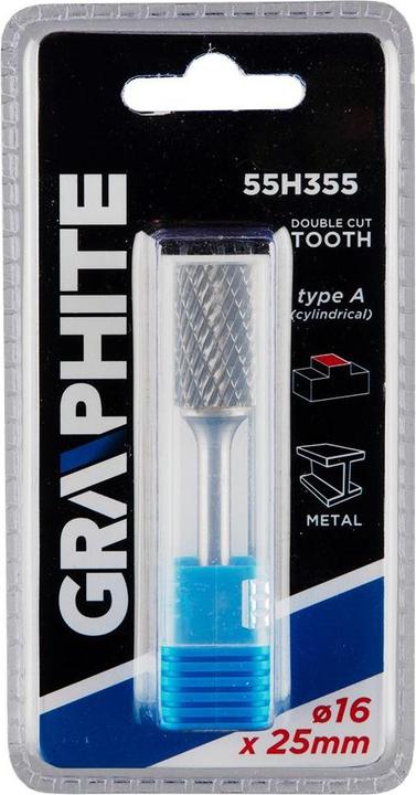 Image du produit Graphite HM TYPE METAL SCRAP (CYLINDRICAL) 16 X 25 MM BOX 6 X 45 MM 55H355