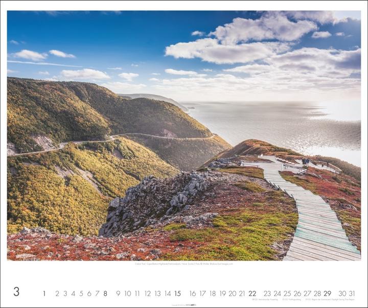 Actual product image Kanada Kalender 2026 - Der Ruf der Wildnis (55 x 46 cm, Hardcover, German)
