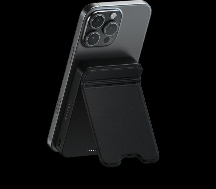 Actual product image Satechi OntheGo Magnetic Qi2 Powerbank Stand 10000 mAh Black (10000 mAh)
