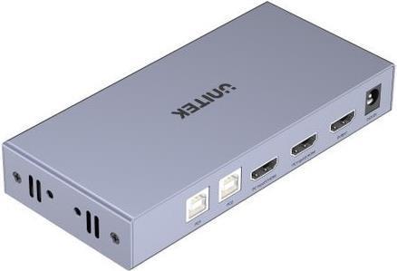 Immagine prodotto Unitek KVM 4K HDMI 2.0, 2 ingressi, 1 uscita + USB