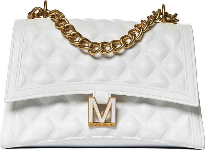 Marc Ellis Damen Schultertasche - Modell Cérès - 100% Gummi - 23.5 X 14.5 X 9.5 Cm