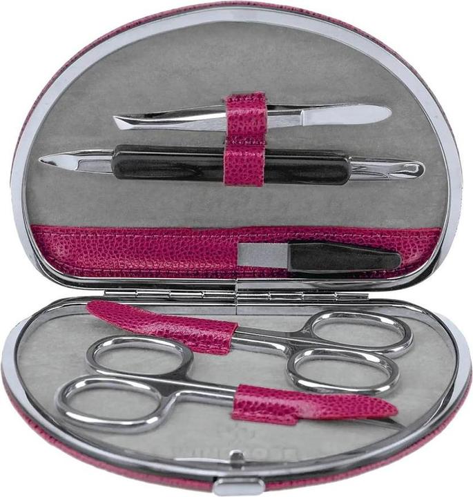 Immagine prodotto Windrose 803864.06 - Astuccio per manicure da 5 pezzi Beluga berry (pelle)