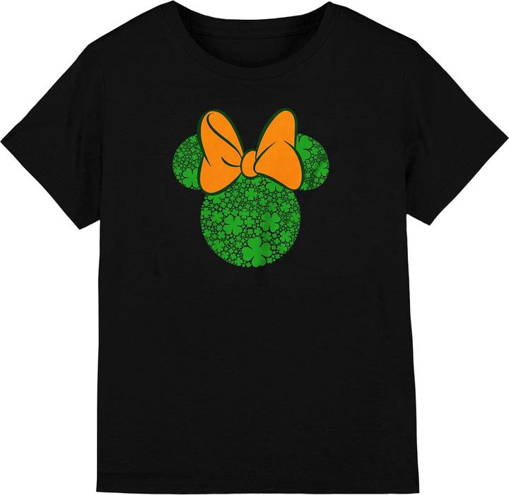Actual product image Disney Childrens/Kids Shamrock Ears Minnie Mouse St Patricks Day T-Shirt (152, 158)