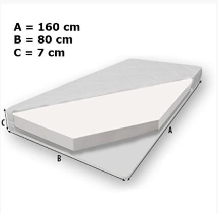 Actual product image ADRK Furniture Bed with Mattress and Railing PEPE CAT 160X80 (160 x 80 cm)