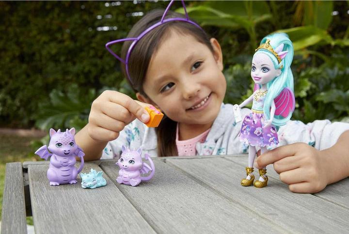 Actual product image Enchantimals Royal Deanna Dragon Family Doll