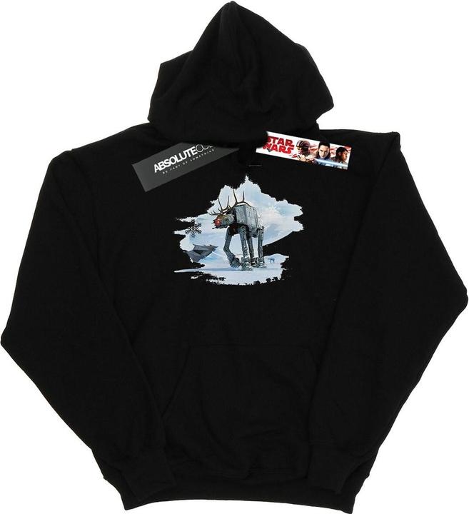 Actual product image Star Wars Boys Christmas AT-AT Reindeer Hoodie (116)