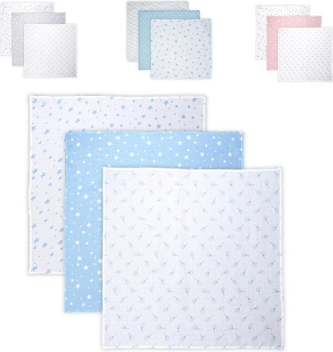 Actual product image Lorelli Swaddle Blanket Trio Cotton 80x80 (80 x 80 cm)