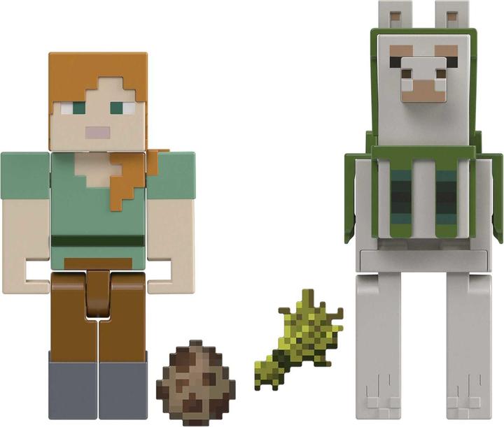 Immagine prodotto Mattel Minecraft - Alex e Llama 2 pack. (GTT53)