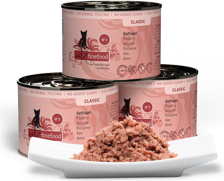 Produktbild Catz Finefood No.03 Geflügel (Adult, 6 Stk., 210 g)