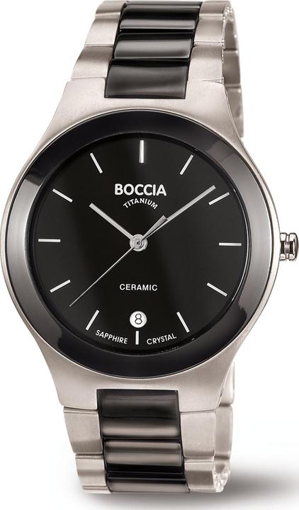 Produktbild Boccia 3628-01 Herrenuhr Ceramic Titanium 38mm 5ATM (Analoguhr, 38 mm)