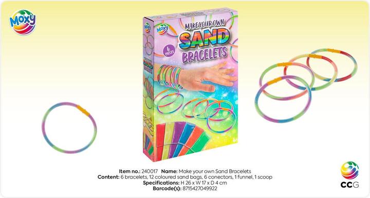 Actual product image Grafix Making sand bracelets