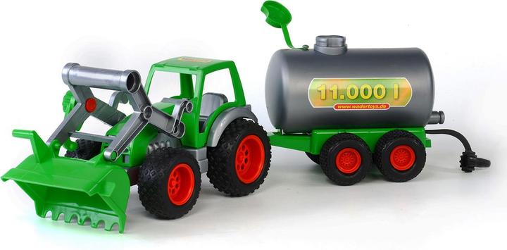 Actual product image Polesie Tractor met Voorlader en Tanker