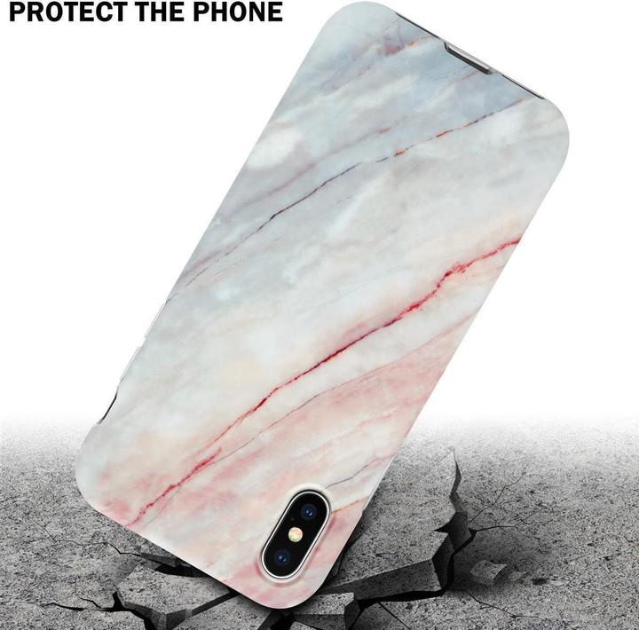 Image du produit Cadorabo Couverture IMD TPU Marbre coloré (Apple iPhone X)