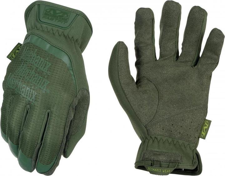 Image du produit Mechanix Wear Gants Mechanix FastFit® Olive Drab, vert size 12 / XXL. Poignet gaufré, faux cuir, TrekDry®. (12, XXL)