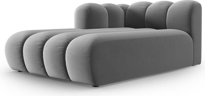 Actual product image Micadoni Velvet Chaise Longue Left, "Lupine", 2 Seats, 117x177x70Made in Europe (Chaise longue)