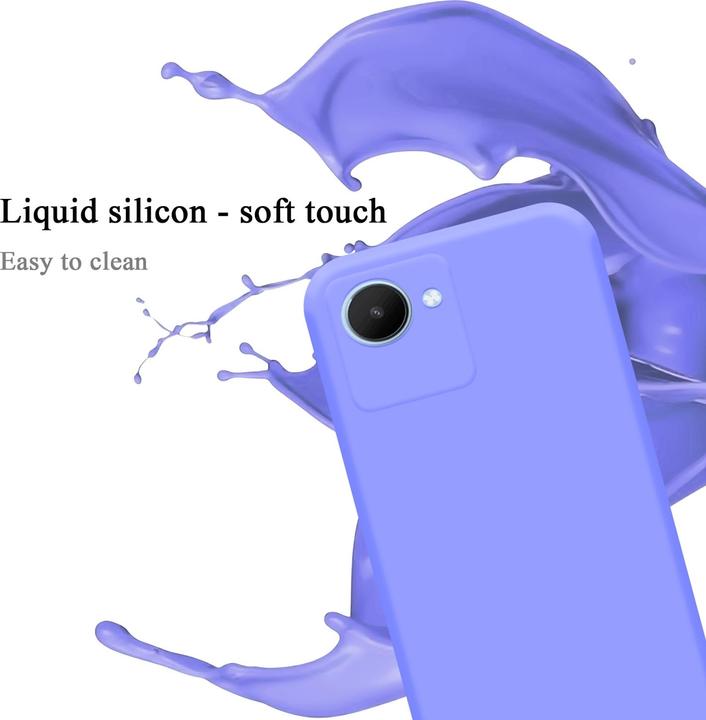 Produktbild Cadorabo TPU Liquid Silicone Case Hülle für Realme C30 / Narzo 50i PRIME (Realme Narzo 50i Prime, Nokia C30)