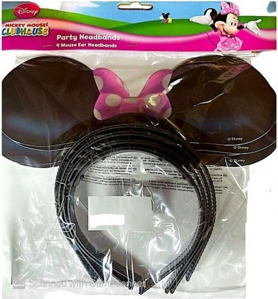 Mickey Mouse Club House Stirnband (4erPack)