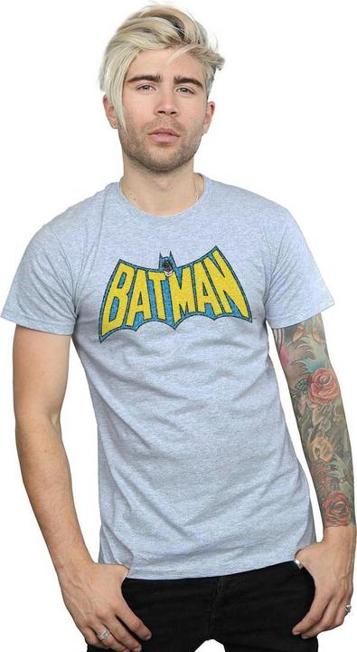 Actual product image Mens Batman Crackle Logo T-Shirt (XL)