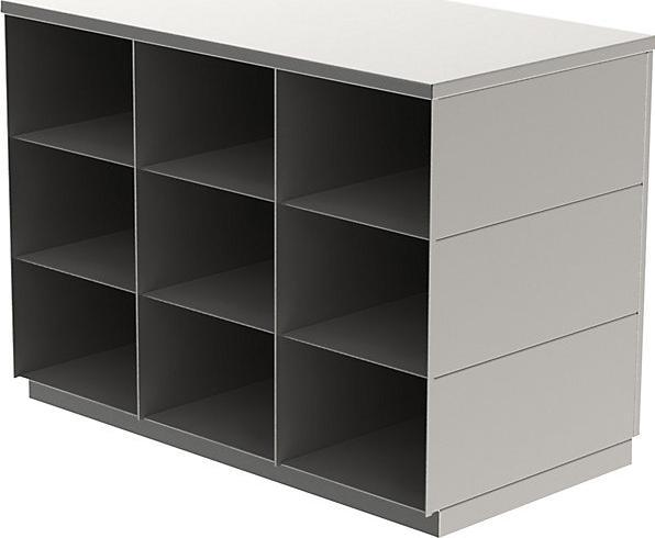 Produktbild kaiserkraft Sitover-Garderobenbank, Edelstahl (82 cm, 60 cm)