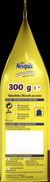 Actual product image Nesquik Cacao Biscuits (300 g)