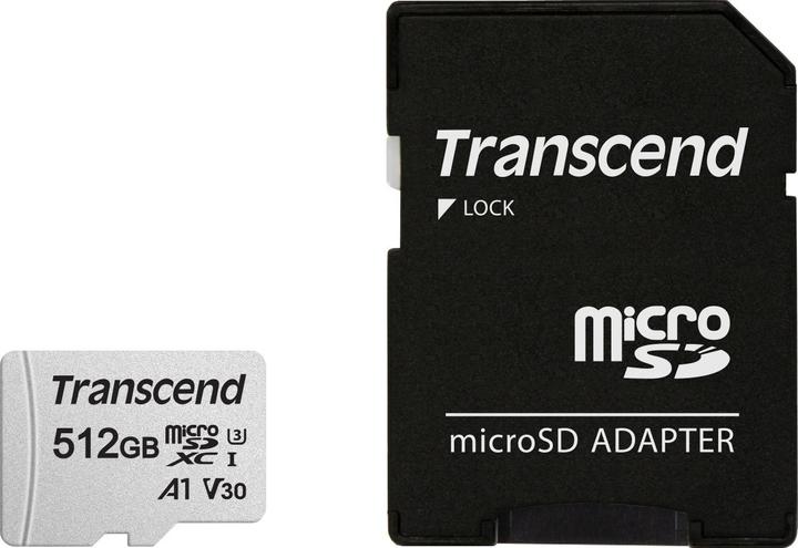 Transcend 300S (512 Go, microSDXC, U3, UHS-I)