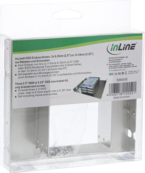 Produktbild InLine HDD Einbaur.