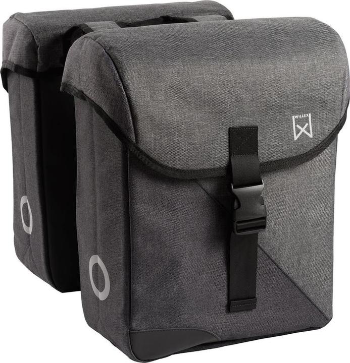 Produktbild Willex Gepäcktasche 800 Grau/Schwarz (33 l, Gepäckträgertasche)