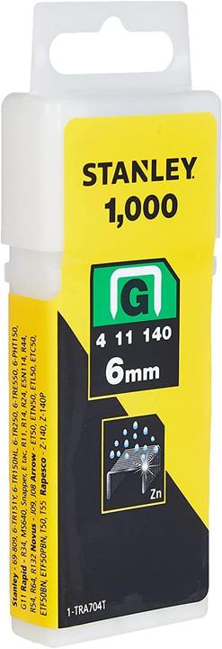 Klammern Typ G (6mm) (1000 x)