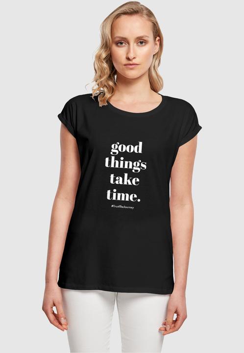 Immagine prodotto Merchcode Maglietta da donna "Le cose belle richiedono tempo" - 117487 (3XL)