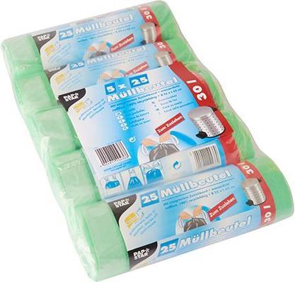 Productafbeelding Papstar Afvalzakken 30 l, 125 stuks (125 x, 30 l)