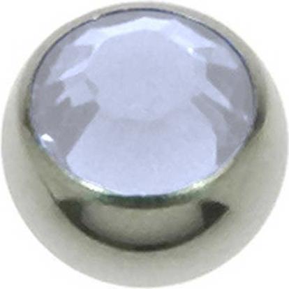 Immagine prodotto Bijouteria Chiusura piercing (Cristallo premium, Acciaio chirurgico 316L)