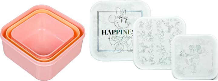 Actual product image Undercover Minie Mouse Lunch Box Set 3pcs.