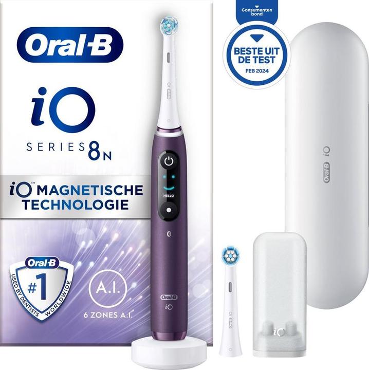 Immagine prodotto Oral-B iO 8N - Viola - Tandenborstel elettrico - Porta aperta Braun (Spazzolino oscillante)