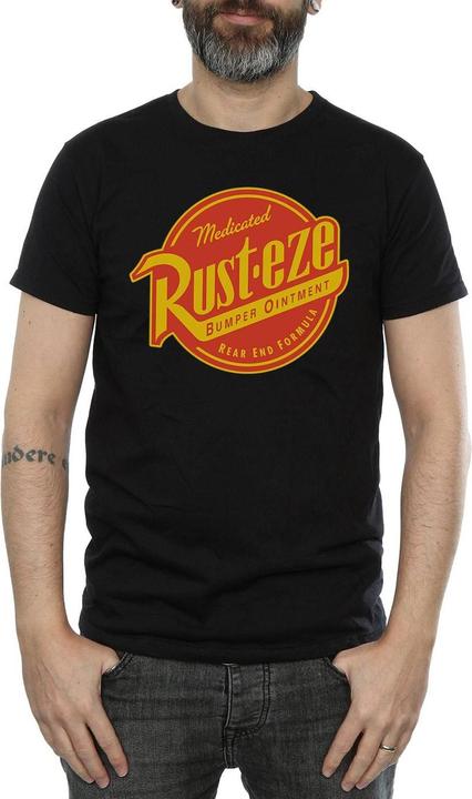 Actual product image Cars Mens Rust-Eze Logo Cotton T-Shirt (S)