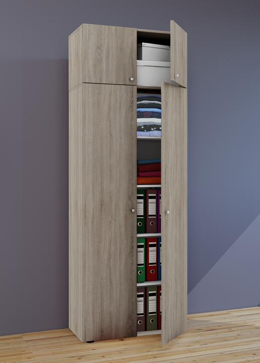Produktbild VCM Holz Mehrzweckschrank Serie Vandol mit Drehtüren (70 x 40 cm)