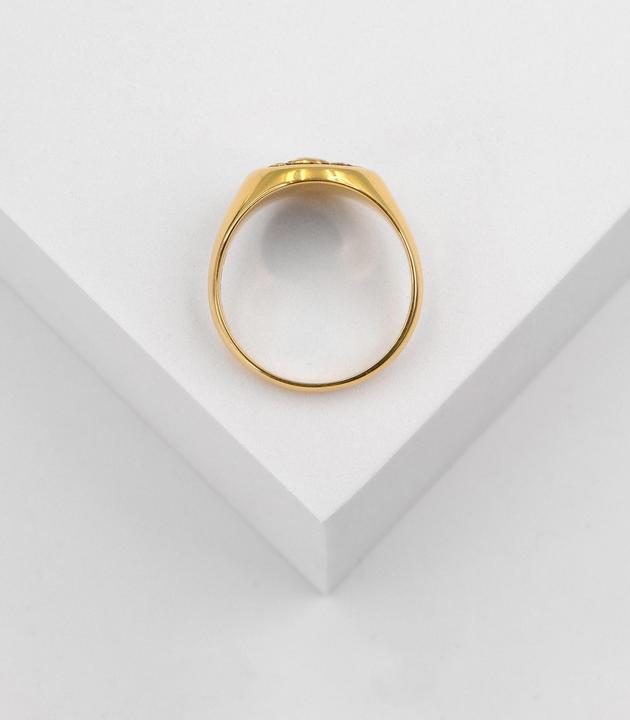 Actual product image Muau Coat of arms ring (60, 750/18 K Gold)