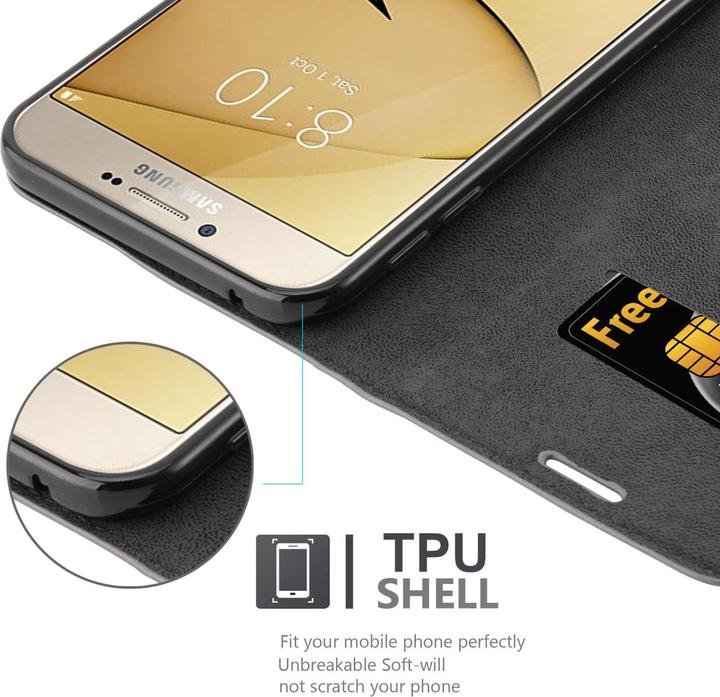 Actual product image Cadorabo Book Invis. Magnetic cover (Samsung Galaxy A8 (2016))