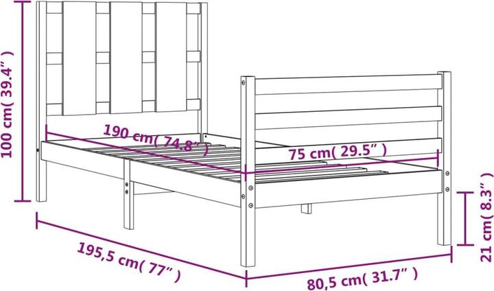 Immagine prodotto VidaXL Addy (75 x 190 cm)