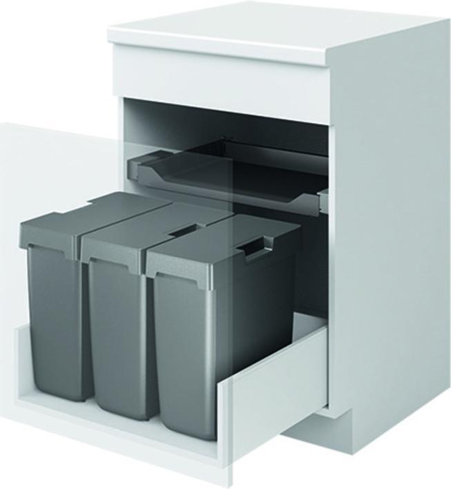 Produktbild Peka Metall Abfallsystem Oeko Universal 17+17+17 l (17 l)